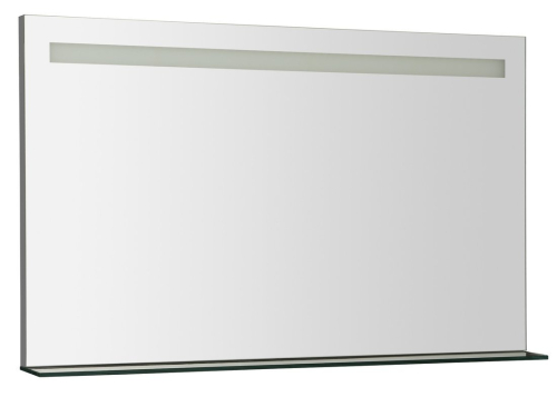 Sapho BRETO zrcadlo s LED osvětlením a policí 100x60, 8cm BT100