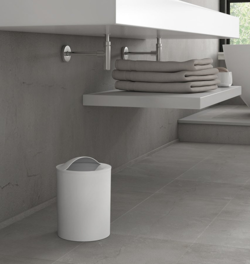 Gedy EYE odpadkový koš, 6 l, plast ABS, bílá 120902
