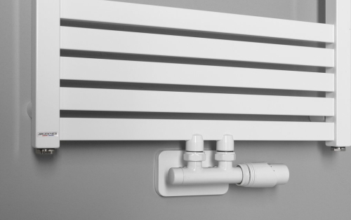 Bruckner GRUNT otopné těleso rovné 500x1330 mm, středové připojení, bílá 600.122.4
