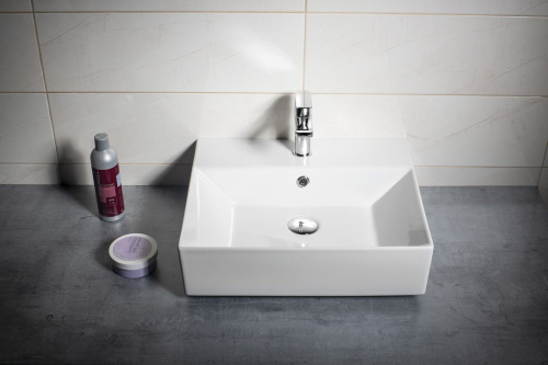 Isvea SISTEMA keramické umyvadlo 50x42cm, bílá 10SF50051