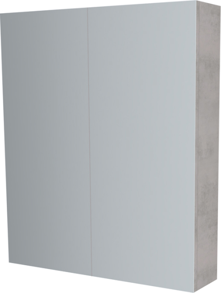 Mereo Koupelnová skříňka zrcadlová 80 cm, galerka, 2 x dvířka, Multidecor, Chromix stříbrný CN798G82ACST