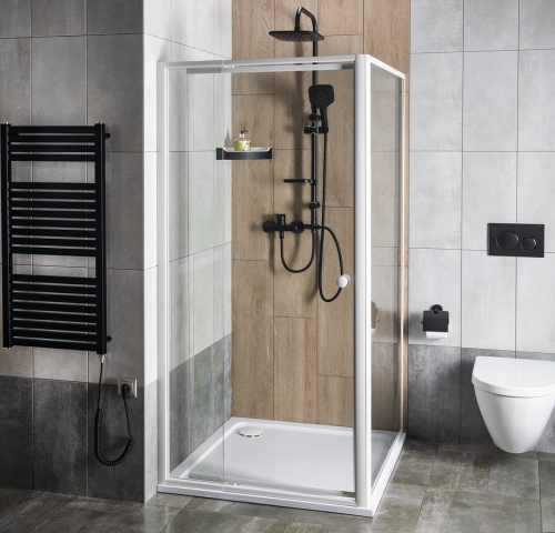 Aqualine AMICO sprchové dveře výklopné 820-1000x1850mm, čiré sklo G80