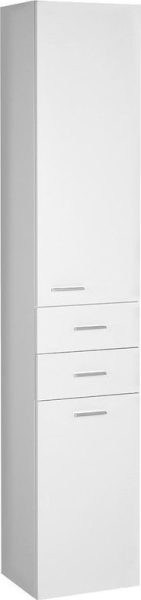 Aqualine ZOJA/KERAMIA FRESH skříňka vysoká s košem 35x184x29cm, bílá 51230