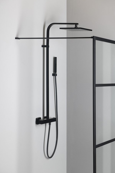 Gelco CURE BLACK prodloužený profil vzpěry 1400mm, černá mat CBSB140