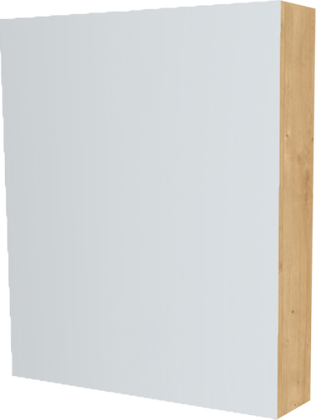 Mereo Koupelnová skříňka zrcadlová 60 cm, galerka, 1x dvířka levá, Multidecor, Dub Arlington CN798G61DARL