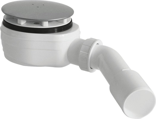 Bruckner Vaničkový sifon nízký, průměr 90mm, DN40/50, krytka nerez lesk 162.940.3