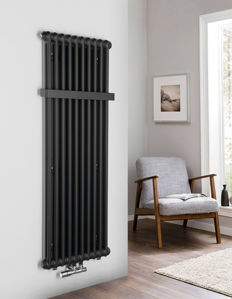 Sapho FEDE otopné těleso 1500x490mm, 10 seg., černá mat IR193