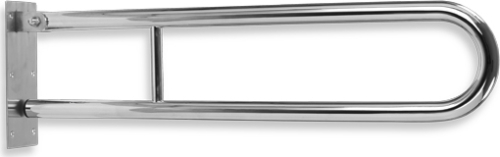 Novaservis Úchyt dvojitý sklopný 852mm kartáčovaná nerez R66813,4