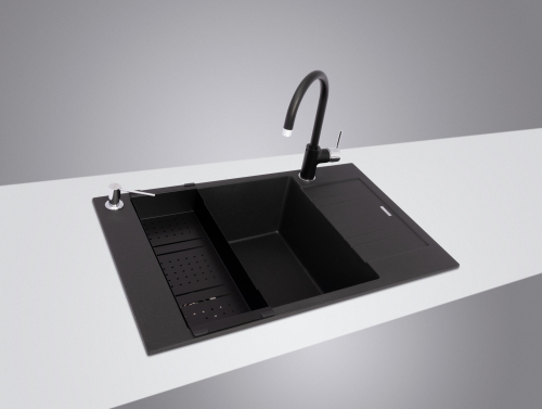 Granitový dřez Sinks VARIO 780 Granblack + Polo GR G6530