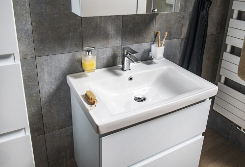 Aqualine ALTAIR umyvadlová skříňka 67x60x45cm, bílá AI270