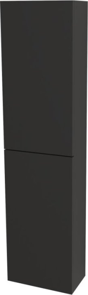 Mereo Aira, koupelnová skříňka 170 cm vysoká, pravá, Multidecor, Černá Supermat CN794PNCIPM
