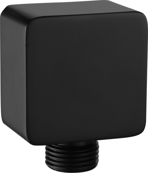 Aqualine Vývod sprchy, 48x48mm, černá mat SC331B