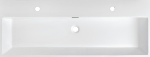 Sapho AQUATIC dvojumyvadlo, litý mramor, 120x46cm, bílá AT120-2