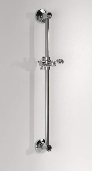 Sapho ANTEA sprchová tyč, posuvný držák, kulatá, 670mm, chrom SAL0031