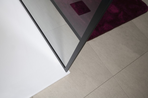 Gelco CURE BLACK sprchová zástěna 800mm, čiré sklo CB80