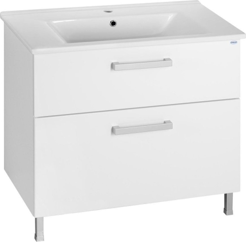 Aqualine ZUNO 85 keramické umyvadlo nábytkové 85x45cm, bílá 9085