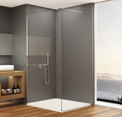 Bruckner SPITZA sprchová zástěna WALK-IN, 800mm, čiré sklo 750.080.1