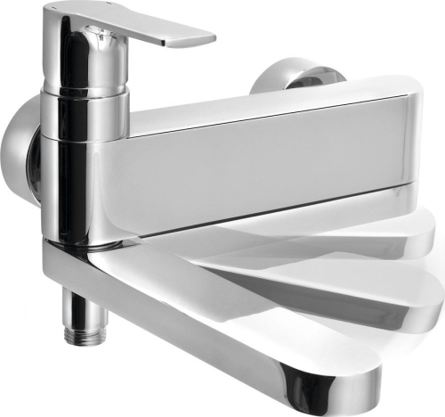 Sapho PAX nástěnná vanová baterie, otočné ramínko, chrom XA101