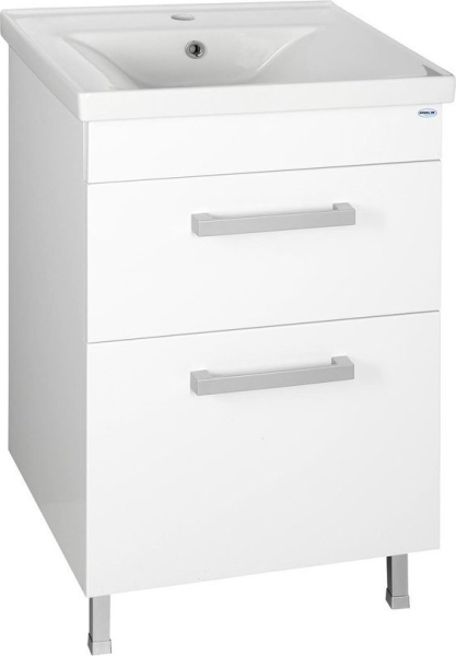 Aqualine SAVA 55 keramické umyvadlo nábytkové 55x46cm, bílá 2055