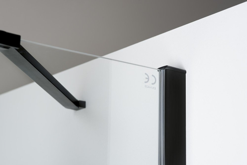 Polysan ZOOM LINE BLACK sprchové dveře 1100mm, čiré sklo ZL1311B