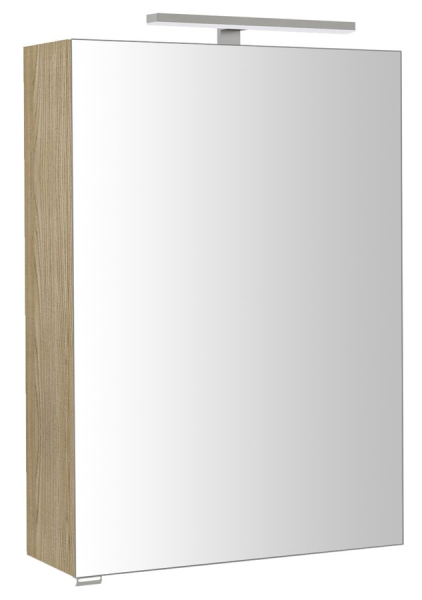 Sapho RIWA galerka s LED osvětlením, 50x70x17cm, jilm bardini RIW050-0013