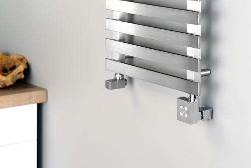 Sapho KTX topná tyč s termostatem, s krytem pro kabel, 200 W, chrom KTX-CW-200
