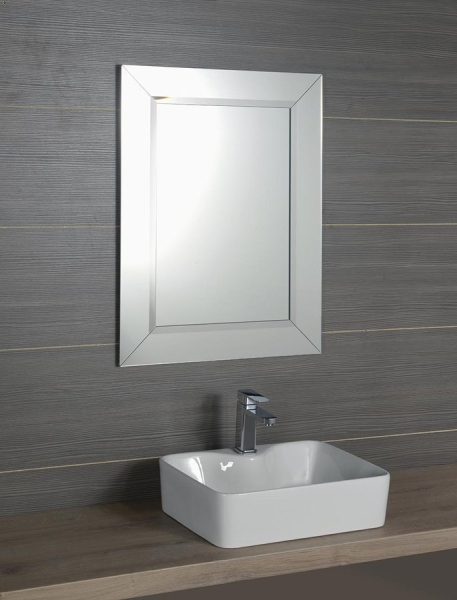Sapho ARAK zrcadlo s lištami a fazetou 60x80cm AR060
