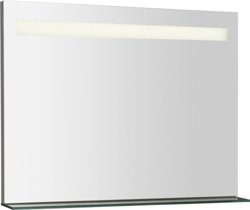 Sapho BRETO zrcadlo s LED osvětlením a policí 800x608mm BT080