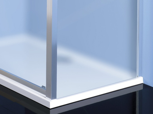 Polysan EASY boční stěna 800mm, sklo Brick EL3238