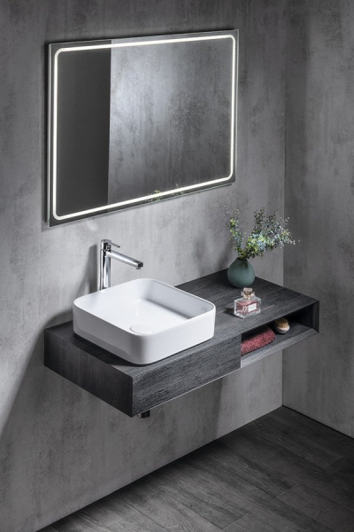 Sapho GEMINI zrcadlo s LED osvětlením 100x70cm GM100