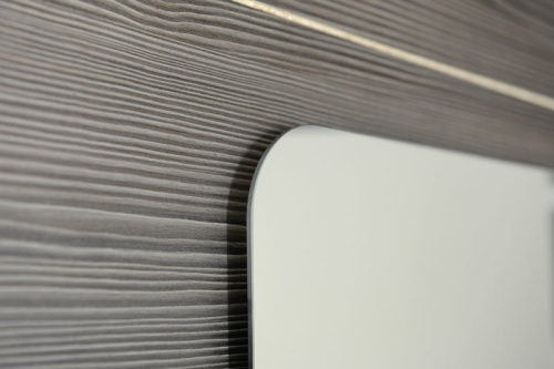 Sapho ISHAPE zrcadlo s broušenou hranou 60x80cm, zakulacené rohy, CU free AG468