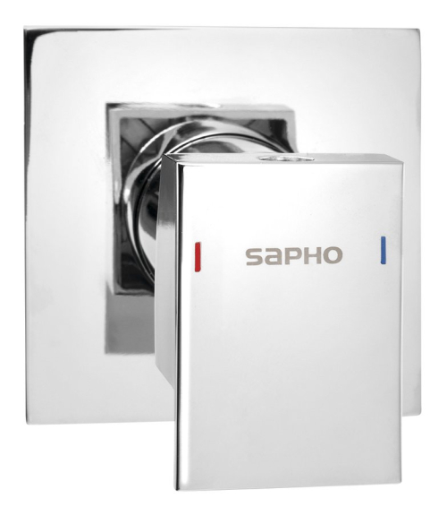 Sapho SPECTRE podomítková bidetová baterie, 1 výstup, chrom 1102-40