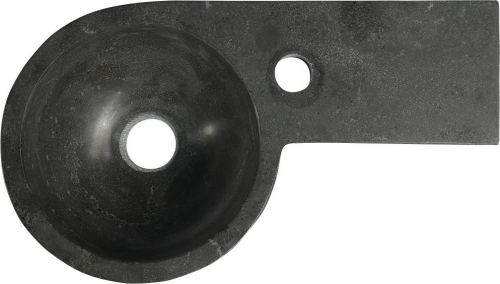 Sapho BLOK kamenné umývátko 40x23cm, antracit 2401-32