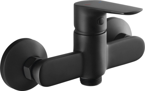 Aqualine LOTTA nástěnná dřezová baterie 3/4", bez ramínka, černá mat LT641B