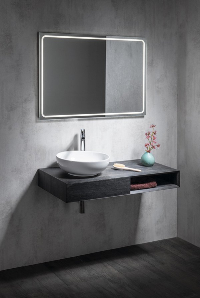 Sapho GEMINI zrcadlo s LED osvětlením 100x70cm GM100