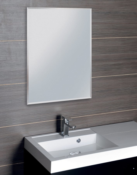Aqualine Zrcadlo s fazetou 40x60cm, CU free 22495