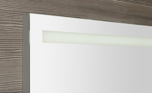 Sapho BRETO zrcadlo s LED osvětlením a policí 100x60, 8cm BT100