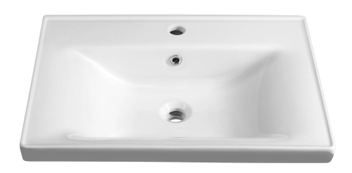 Aqualine SAVA 60 keramické umyvadlo nábytkové 60x46cm, bílá 2060