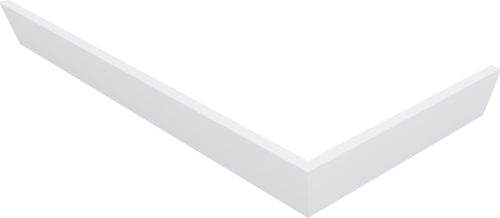 Polysan KARIA 100x90 rohový panel, výška 11cm, levý 51312L