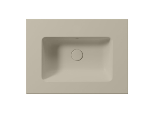 GSI PURA keramické umyvadlo Slim 62x46cm, bez otvoru, creta mat 8884008