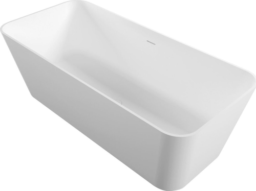 Polysan LEYLA volně stojící vana, solid surface 170x78x55cm, bílá mat 92530