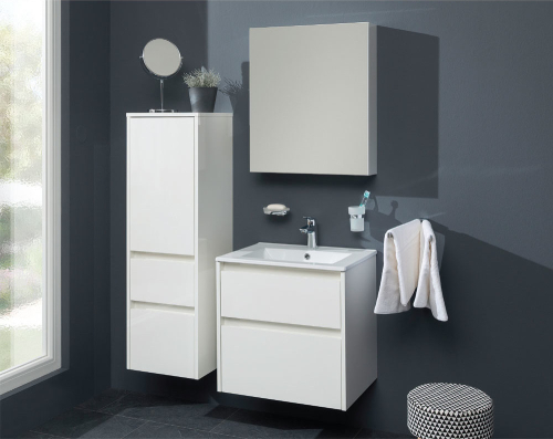 Mereo Aira, Mailo, Opto, Vigo koupelnová galerka 60 cm, zrcadlová skříňka, dub Halifax CN716GH