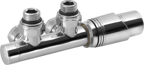 Bruckner WICHER připojovací sada termostatická pro středové připojení 50mm, provedení chrom 600.311.1