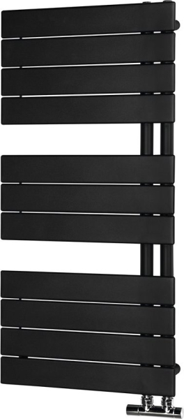 Aqualine MILI otopné těleso 450x934mm, černá mat DC606T