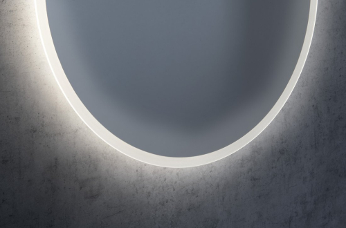 Sapho MINOX oválné zrcadlo s LED osvětlením 50x100cm MX250