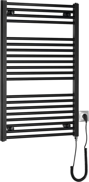 Aqualine DIRECT-E elektrické otopné těleso rovné 600x960 mm, 400 W, černá ILE96TB