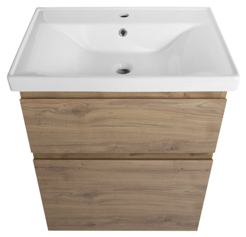 Aqualine ALTAIR umyvadlová skříňka 61, 5x72, 5x45cm, dub emporio AI365