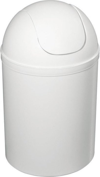 Aqualine Odpadkový koš výklopný, 5l, plast, bílá 20309