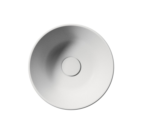 GSI KUBE X keramické umývátko na desku, průměr 32cm, bílá mat 943509