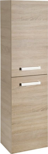 Aqualine VEGA skříňka vysoká s košem, 40x150x31cm, dub platin VG960